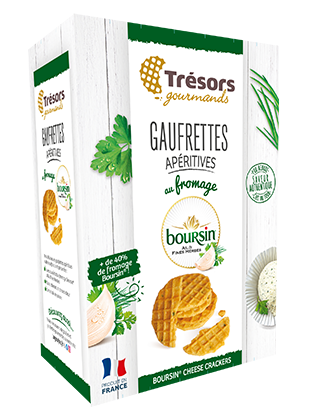 Gaufrettes apéritives<br>Boursin