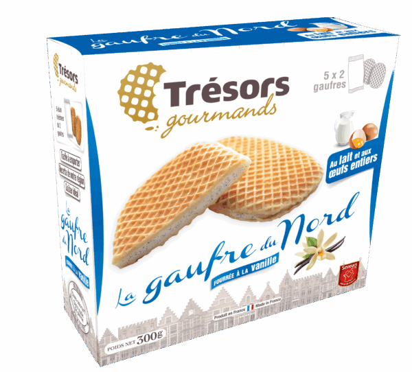 La Gaufre du Nord<br>fourrée à la Vanille